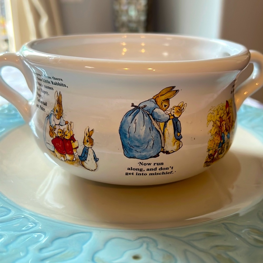 Beatrix Potter plate for decoration